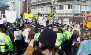 Starting point of march