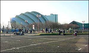 The SECC, where the prime minister was speaking