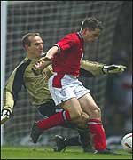 Owen was substituted after 45 minutes