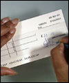 Writing a cheque