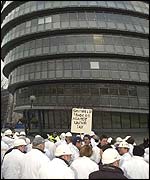 Smithfield workers protest