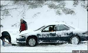 A motorist in Washington DC