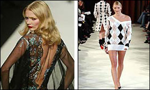 The many faces of Jodie Kidd modelling designers Gharani Strok and Pringle 