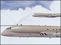 Nimrod maritime patrol plane