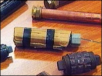 Pipe bomb components