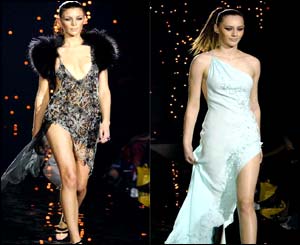 Macdonald showed his flair for evening wear