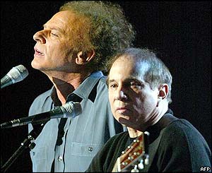 Art Garfunkel and Paul Simon 