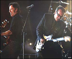 Bruce Springsteen and Elvis Costello