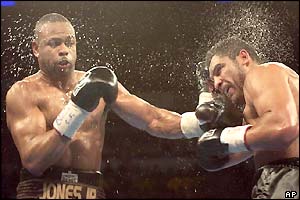 The sweat flies as the fight goes all twelve rounds