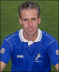 Mick McCarthy pictured as a Millwall player in August 1991