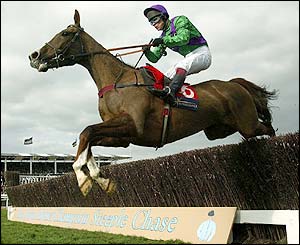 Richard Johnson upsets the odds as he leads One Knight in the in the Royal & Sun Alliance Chase