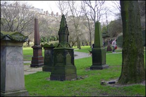 Anglican Cathedral cemetery in Liverpool