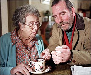 Dame Thora Hird and Pete Postelthwaite (Yorkshire TV)