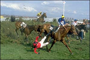 Aintree has some of the most daunting fences in the world