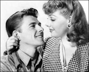 Ronald Reagan and Ann Sheridan