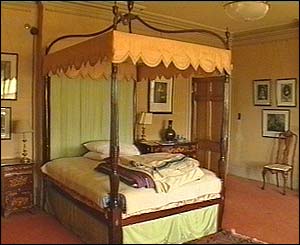 Bedroom at Tyntesfield, near Bristol