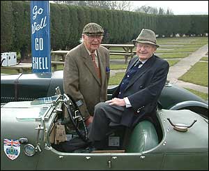 Race veterans Max Turner (left) and Tom Delaney