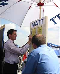 On-course bookies revise their odds