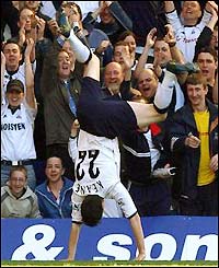 Robbie Keane opens the scoring at White Hart Lane