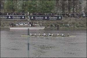 Cambridge reserve boat Goldie wins the second eights' race