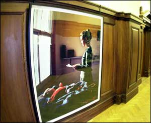 Tom Hunter's print Woman Reading Possession Order from 1998