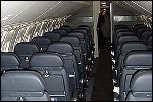 Concorde's interior designed by Terence Conran
