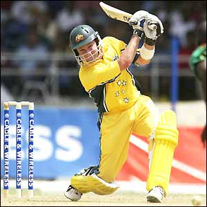 Michael Clarke plays a superb off-drive