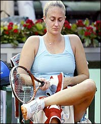 Former champion Mary Pierce