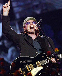 Bono of U2