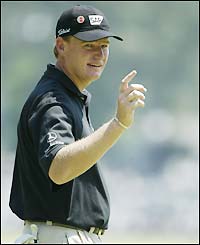 South Africa's Ernie Els finishes on one under