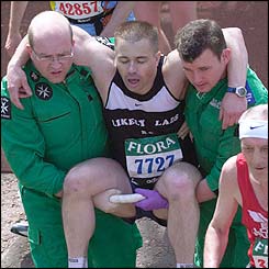 Some competitors failed to finish 