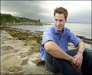 William on the pier at St Andrews