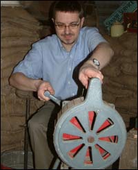 Paul Baker and air raid siren