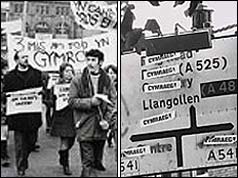 Pictures courtesy of the Welsh Language Society