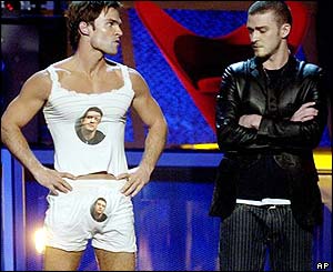 Seann William Scott and Justin Timberlake