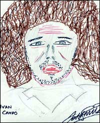 Self portrait by Bolton's Ivan Campo