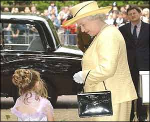 The Queen and a nine-year-old girl
