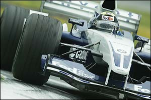 Ralf Schumacher in action
