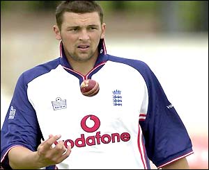 Steve Harmison in training