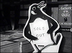Penguin notice reads 'Sold out'