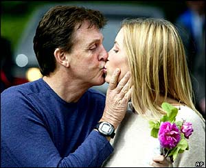 Paul McCartney and Heather Mills