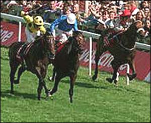 High-Rise with French jockey Oliver Peslier 