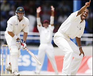 Matthew Hayden survives an appeal by Merv Dillon