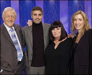 Michael Parkinson, George Clooney, Dawn French, Heather Mills