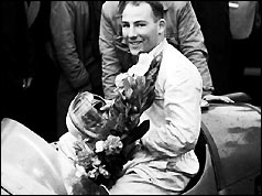 Stirling Moss pictured in 1954