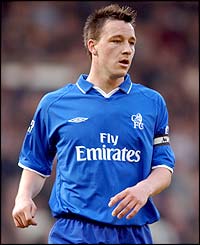 Chelsea centre-back John Terry