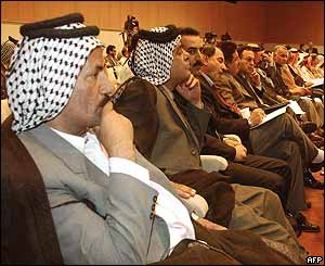 Delegates listen intently at the US-hosted meeting 