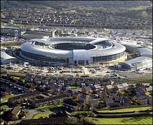 The 'doughnut' - the new home of GCHQ in Cheltenham