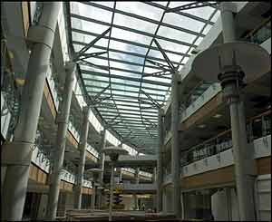 A corridor inside the 