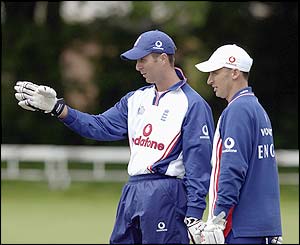 Michael Vaughan chats with Nasser Hussain